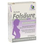 Avitale Folsäure 800 Plus B12+Jod